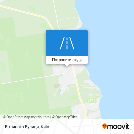 Карта Вітряного Вулиця