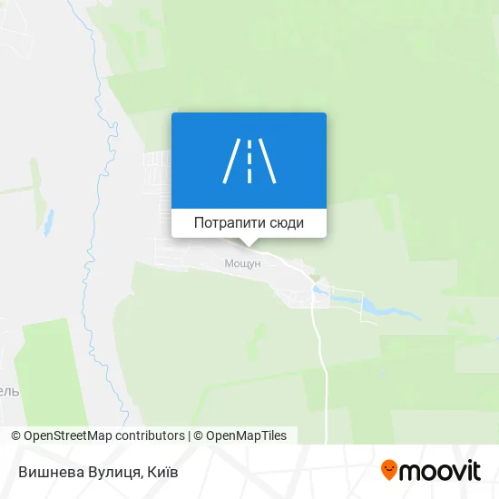 Карта Вишнева Вулиця