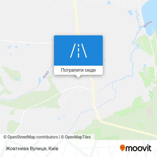 Карта Жовтнева Вулиця