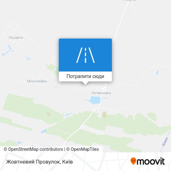 Карта Жовтневий Провулок
