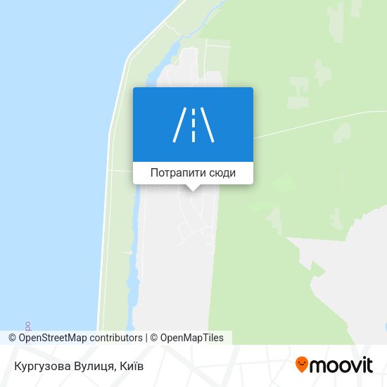 Карта Кургузова Вулиця