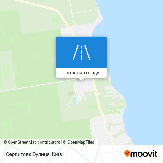 Карта Сердитова Вулиця