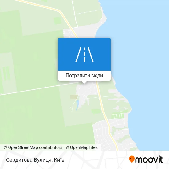 Карта Сердитова Вулиця