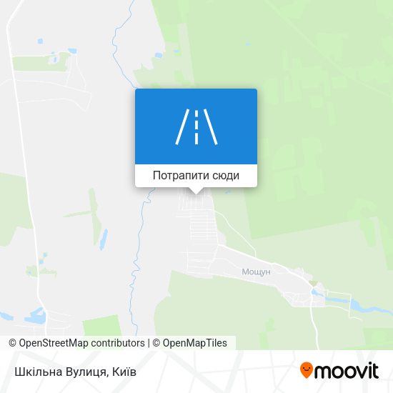 Карта Шкільна Вулиця