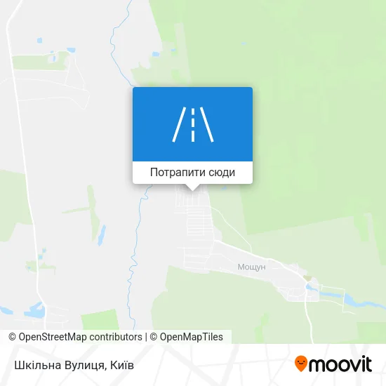 Карта Шкільна Вулиця