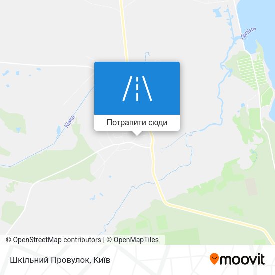 Карта Шкільний Провулок