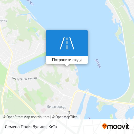 Карта Семена Палія Вулиця