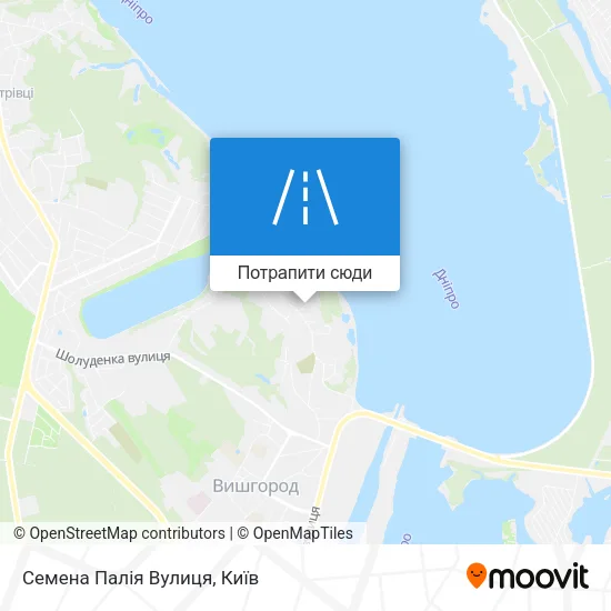 Карта Семена Палія Вулиця