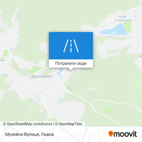 Карта Музейна Вулиця