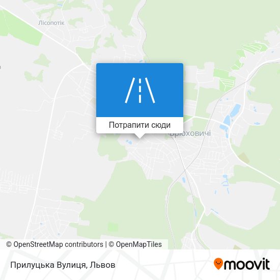 Карта Прилуцька Вулиця