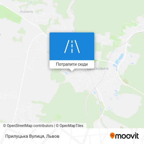 Карта Прилуцька Вулиця