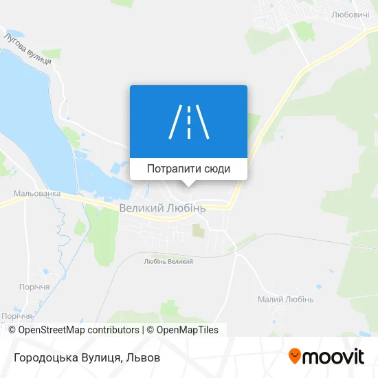 Карта Городоцька Вулиця