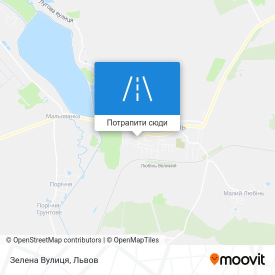 Карта Зелена Вулиця