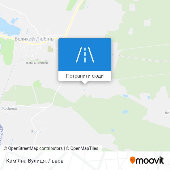 Карта Кам’Яна Вулиця