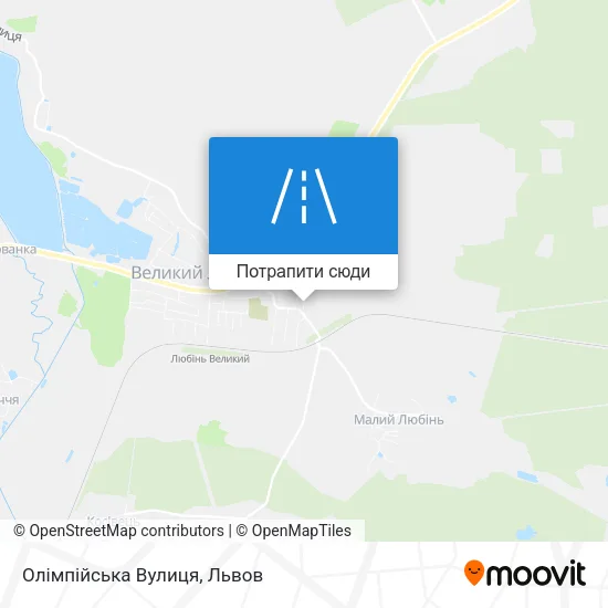 Карта Олімпійська Вулиця