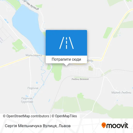 Карта Сергія Мельничука Вулиця