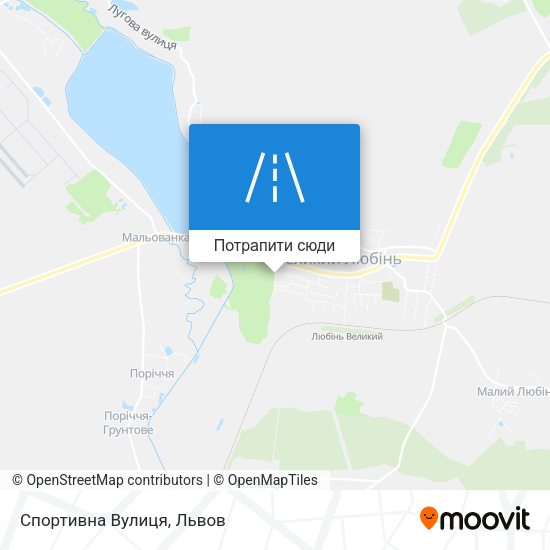 Карта Спортивна Вулиця