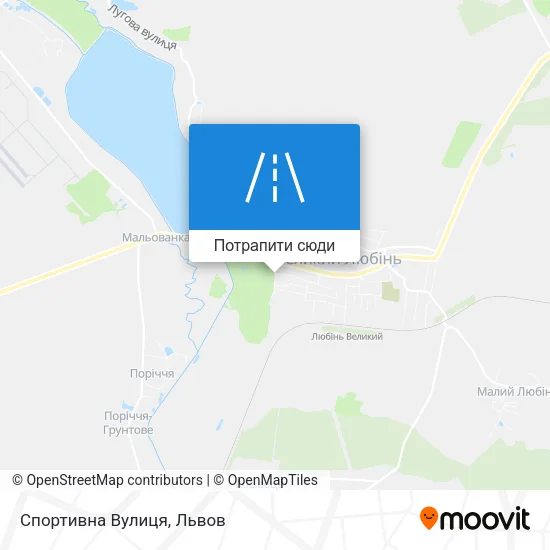 Карта Спортивна Вулиця