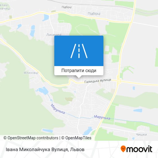 Карта Івана Миколайчука Вулиця