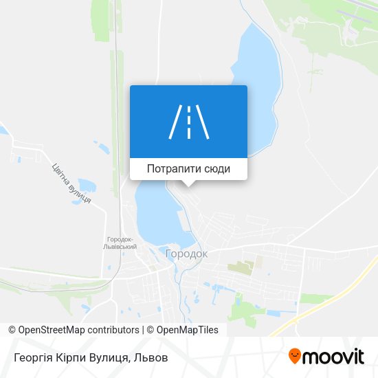 Карта Георгія Кірпи Вулиця