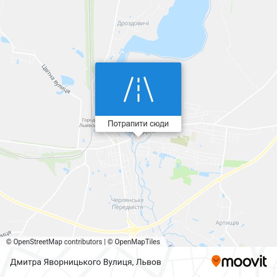 Карта Дмитра Яворницького Вулиця
