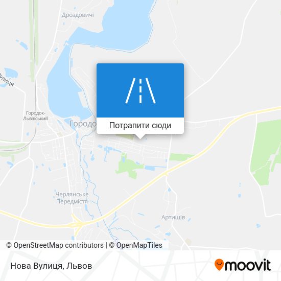 Карта Нова Вулиця