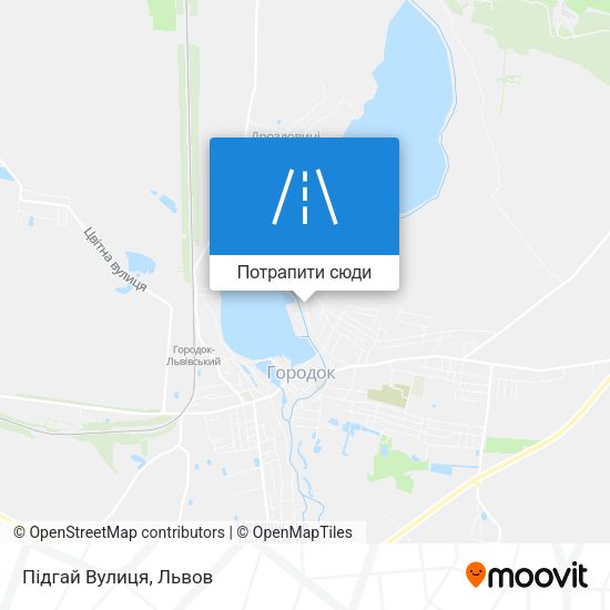 Карта Підгай Вулиця
