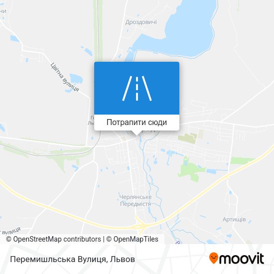 Карта Перемишльська Вулиця