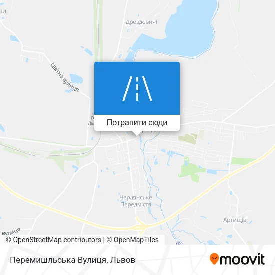 Карта Перемишльська Вулиця