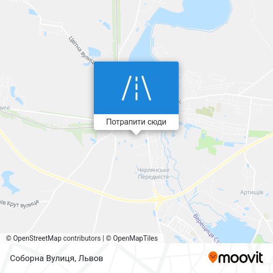 Карта Соборна Вулиця