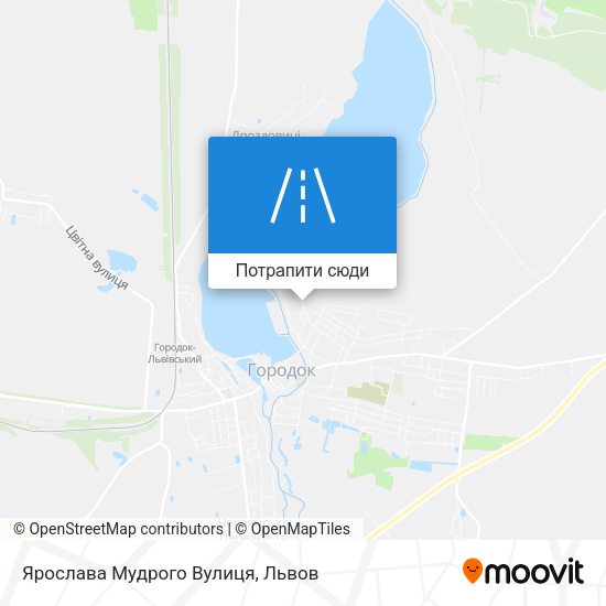Карта Ярослава Мудрого Вулиця