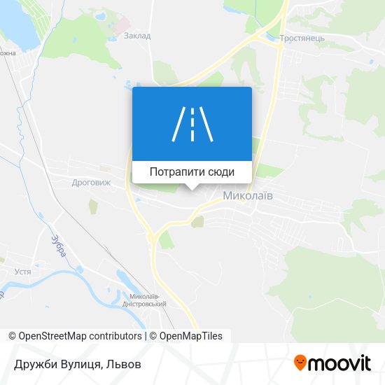 Карта Дружби Вулиця
