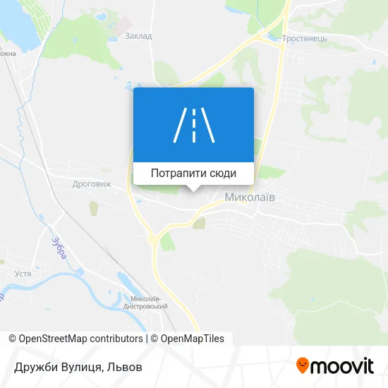 Карта Дружби Вулиця