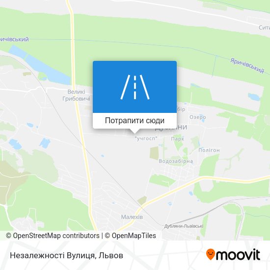 Карта Незалежності Вулиця