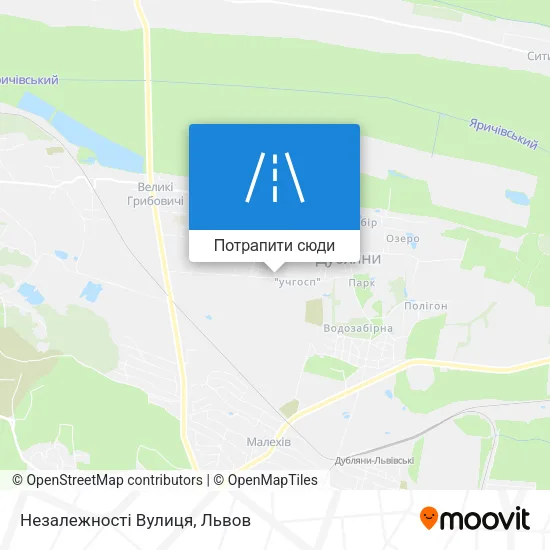 Карта Незалежності Вулиця