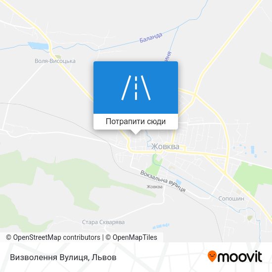 Карта Визволення Вулиця