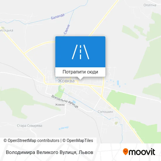 Карта Володимира Великого Вулиця