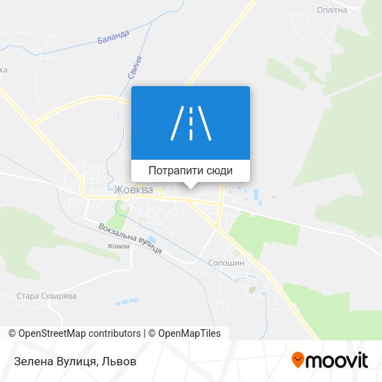 Карта Зелена Вулиця