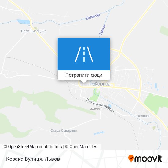 Карта Козака Вулиця