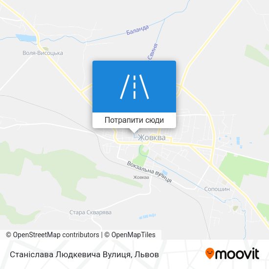 Карта Станіслава Людкевича Вулиця