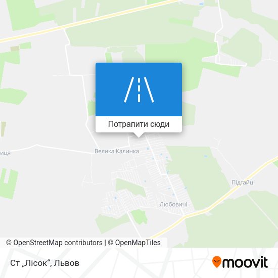 Карта Ст „Лісок“
