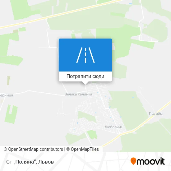 Карта Ст „Поляна“