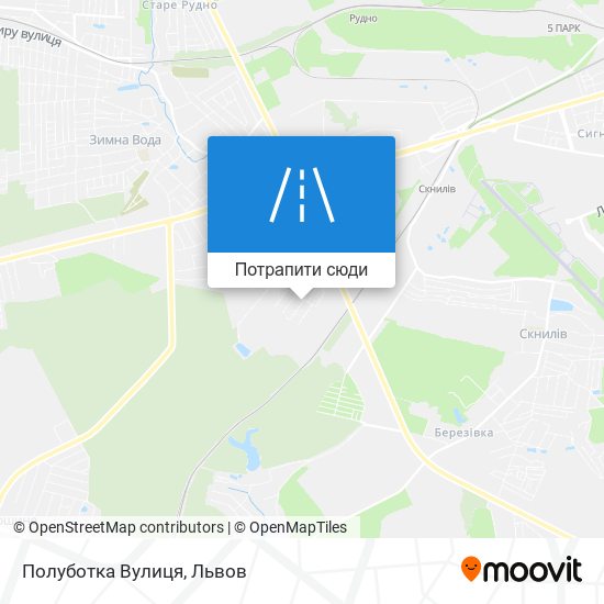 Карта Полуботка Вулиця