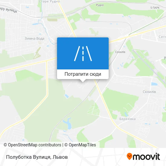 Карта Полуботка Вулиця