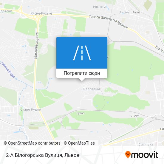 Карта 2-А Білогорська Вулиця