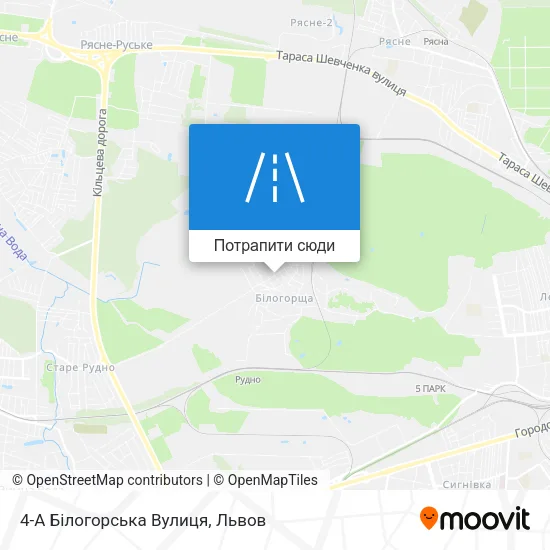 Карта 4-А Білогорська Вулиця