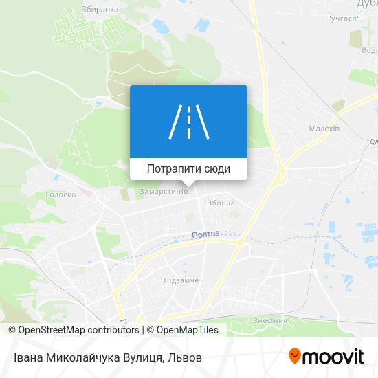 Карта Івана Миколайчука Вулиця