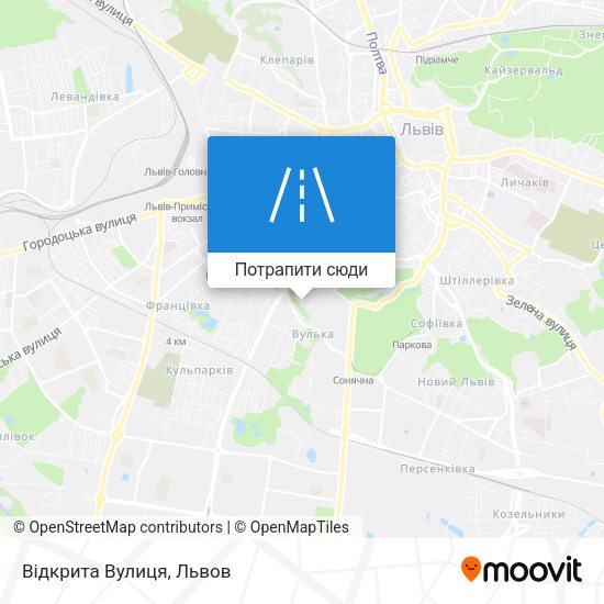 Карта Відкрита Вулиця