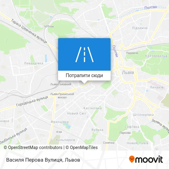 Карта Василя Перова Вулиця