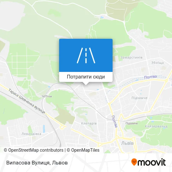 Карта Випасова Вулиця